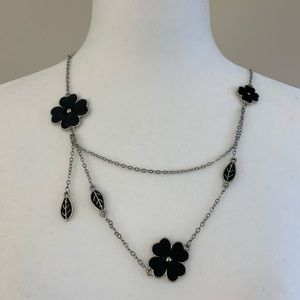 2/$12 Long Flower Chain Necklace